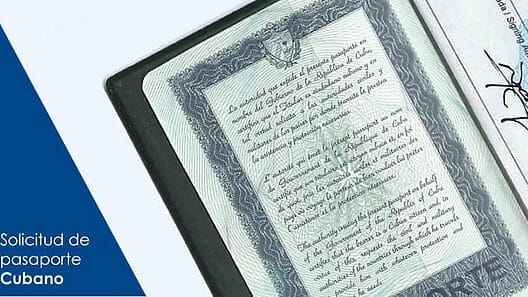 Solicitud de pasaporte Cubano