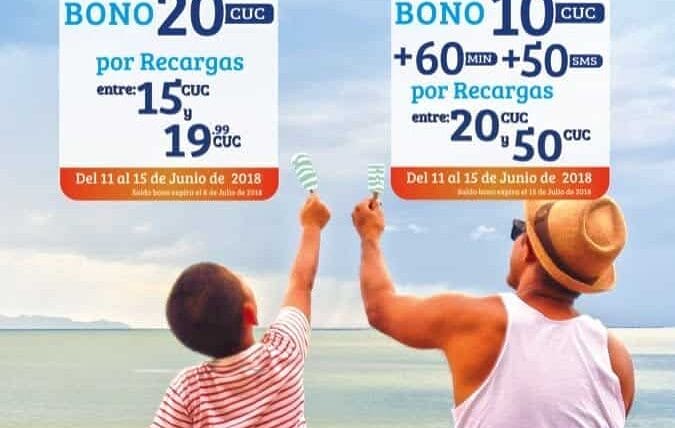 Oferta Especial de Cubacel por el día de los Padres