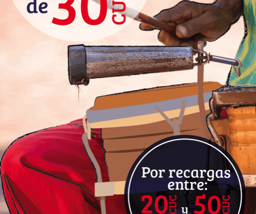 Promoción Cubacel del 9 al 14 de julio +30 CUC