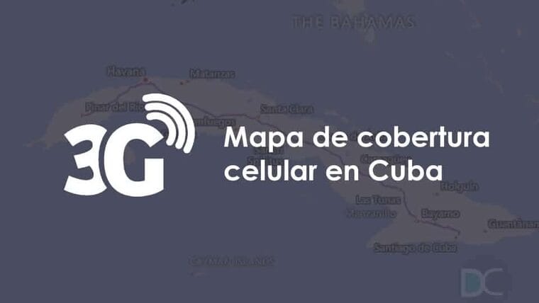 Mapa de cobertura celular en Cuba