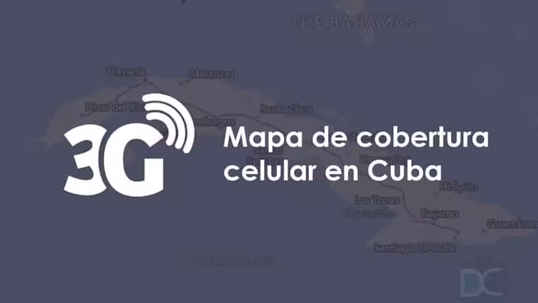Mapa de cobertura celular en Cuba