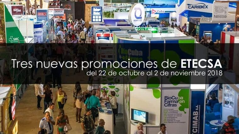 Tres nuevas promociones de ETECSA del 22 de octubre al 2 de noviembre 2018