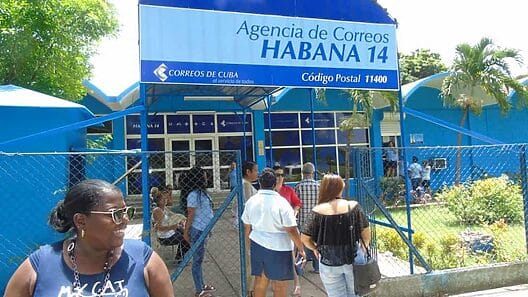 Información de Correos de Cuba sobre el retraso en la entrega de paquetería internacional