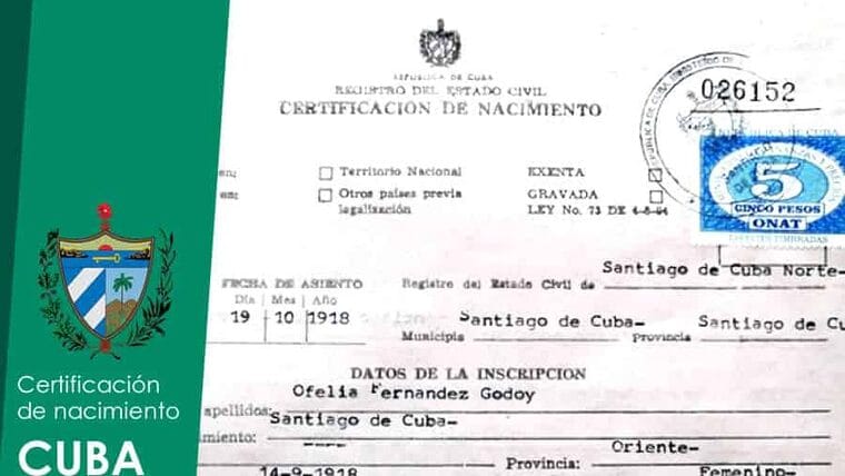 ¿Cómo sacar su Certificación de nacimiento en Cuba?
