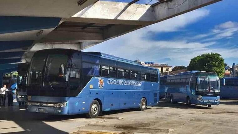 Cobro del equipaje acompañante en ómnibus nacionales en Cuba