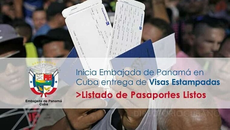 Embajada de Panamá en Cuba da resultados de visas de turismo aprobadas hasta febrero 