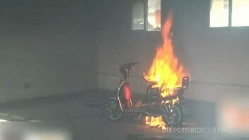 Más de 300 incendios de motos eléctricas han ocurrido en Cuba en 2023
