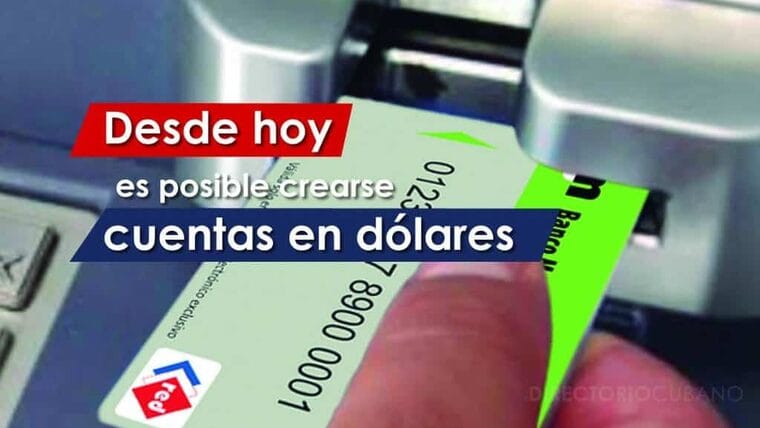 Desde hoy ya es posible crearse cuentas en dólares para compra de artículos en Cuba