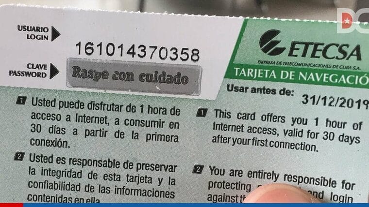 ETECSA comercializa cupones de recarga defectuosos