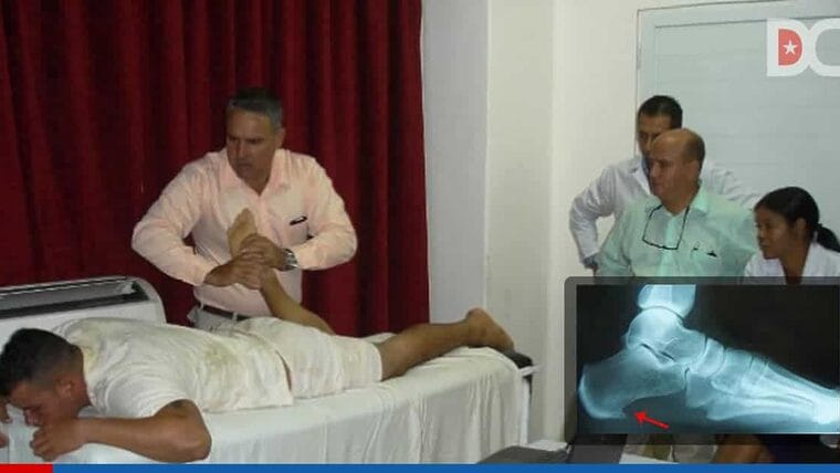 Ortopédicos de Cuba logran cirugía artroscópica en zona del calcáneo