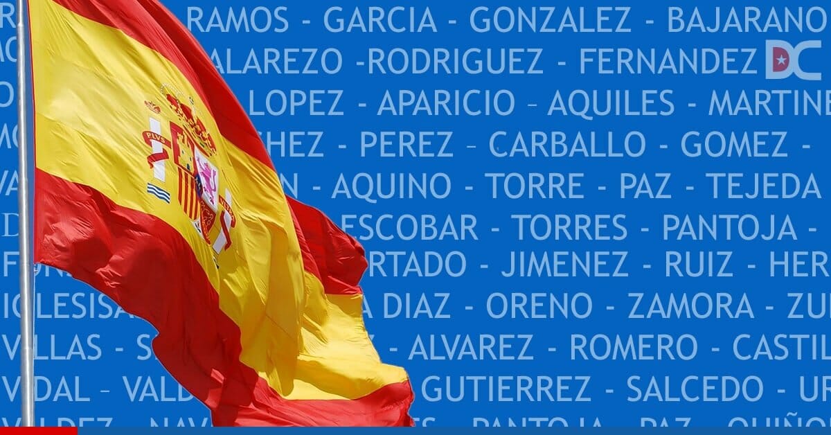 Es verdadera la lista de apellidos que asegurarían la ciudadanía española?