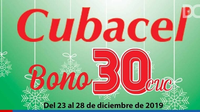 Oferta Cubacel por navidad extiende el bono de la promoción anterior