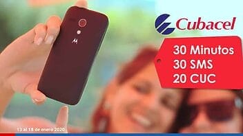 Minutos, SMS y Bono en la nueva recarga internacional de Cubacel