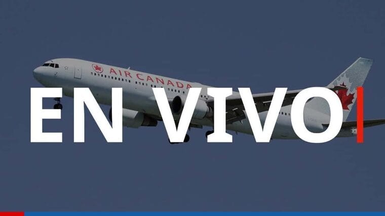 Avión de Air Canadá sobrevuela por horas Madrid para aterrizaje de emergencia