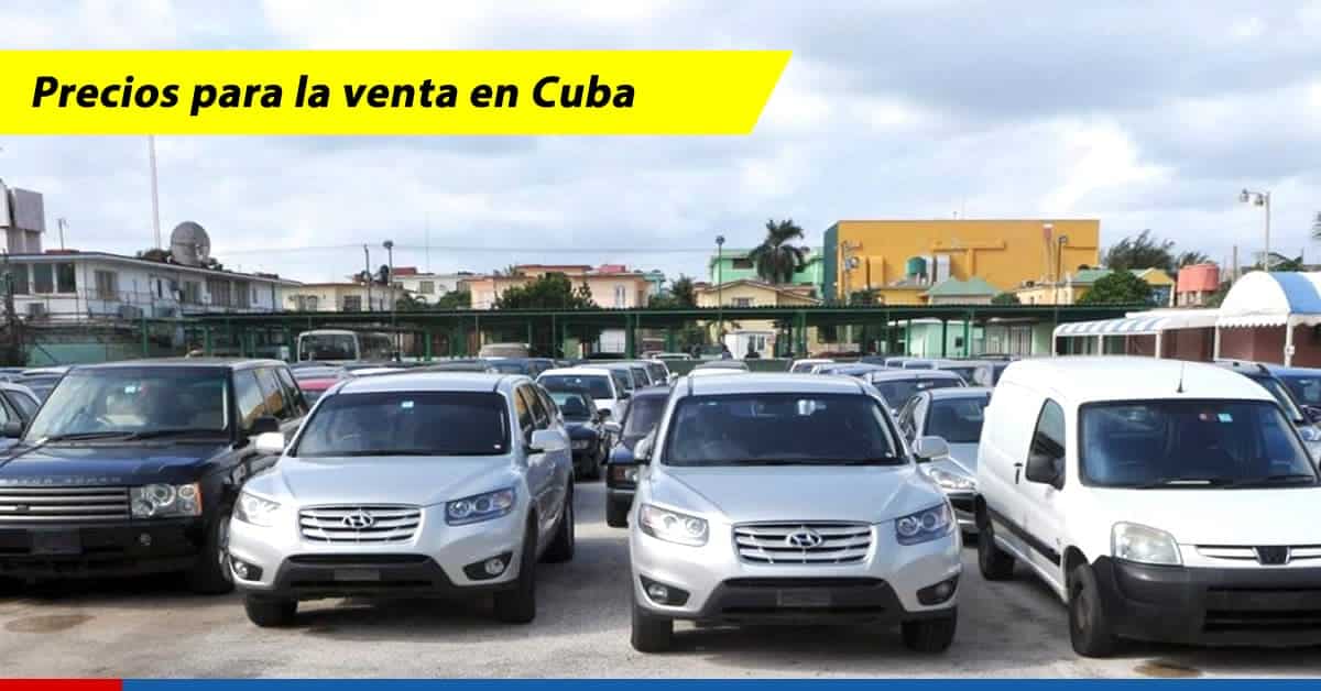 Lista oficial de precios y autos disponibles para la venta en Cuba