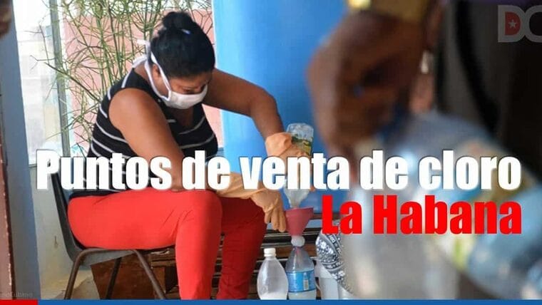 Puntos de venta de cloro en La Habana