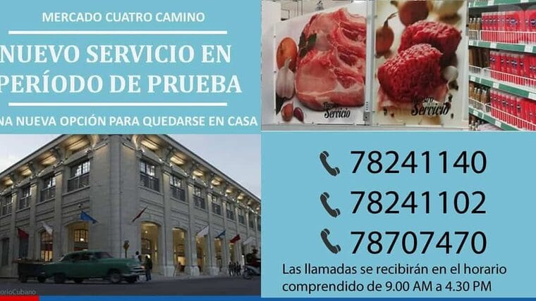 Atención habaneros: Mercado de Cuatro Caminos venderá por teléfono