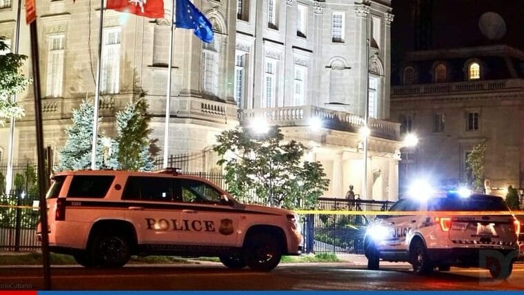 La embajada de Cuba en Washington es tiroteada