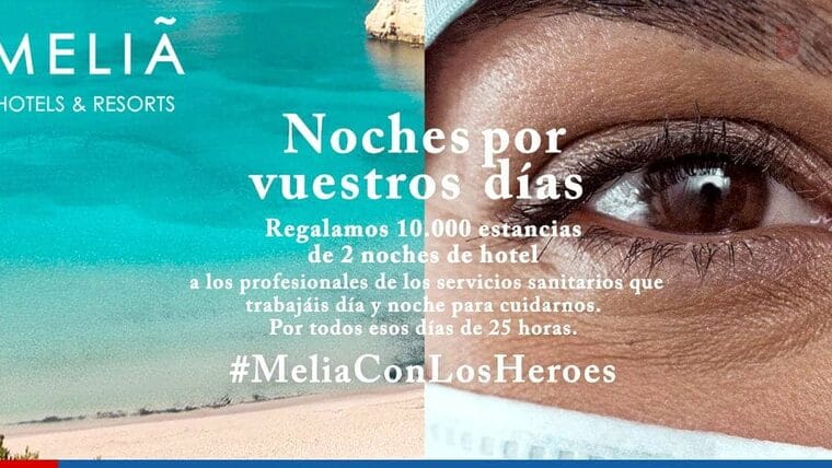 Iniciativas de agencias de viajes, aerolíneas y cadenas hoteleras: Meliá regala 10 mil reservaciones en sus hoteles