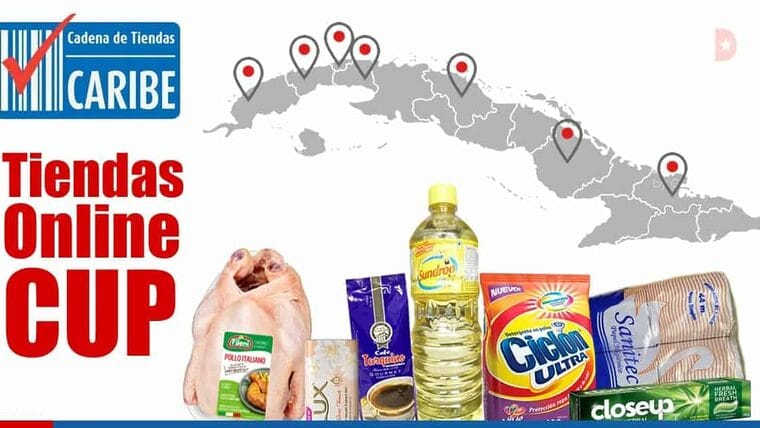 Cuba abrirá tiendas online en CUP para la venta de alimentos, aseo y productos de primera necesidad