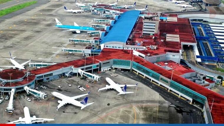 Así se ve el aeropuerto internacional de Tocumen en Panamá