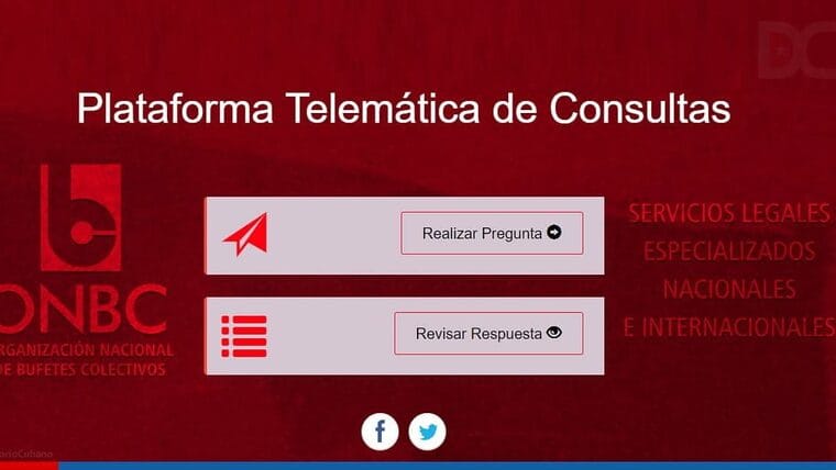 Aumentan las consultas por Internet a Bufetes Colectivos en Cuba