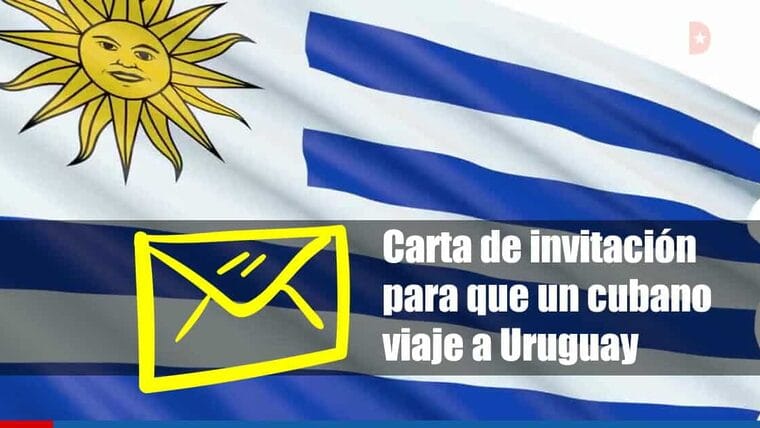 ¿Cómo debe ser la carta de invitación para que un cubano viaje a Uruguay con visa de turismo?
