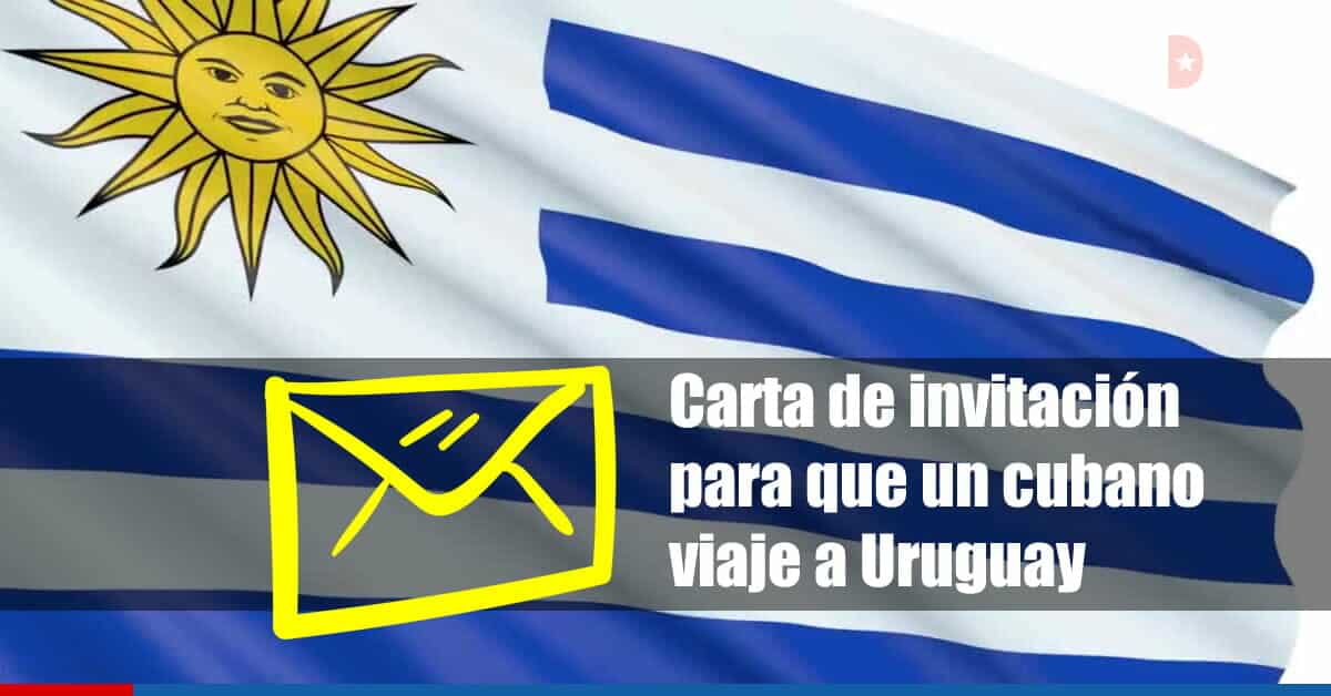 ¿Cómo debe ser la carta de invitación para que un cubano viaje a