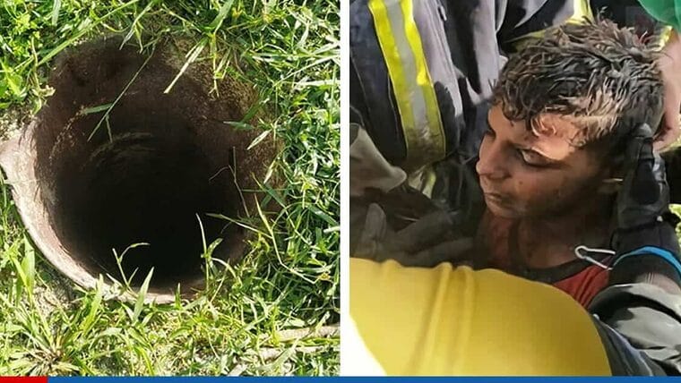 Salvan a niño cubano que cayó en un estrecho pozo de 50 metros de profundidad (+Fotos)
