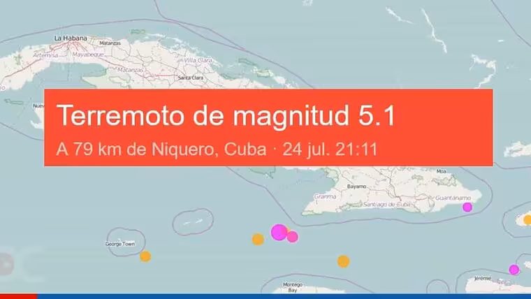 Fuerte sismo se deja sentir al sur de Cuba