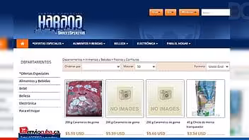 Un paquete de caramelos 6 USD: los precios de las tiendas cubanas online