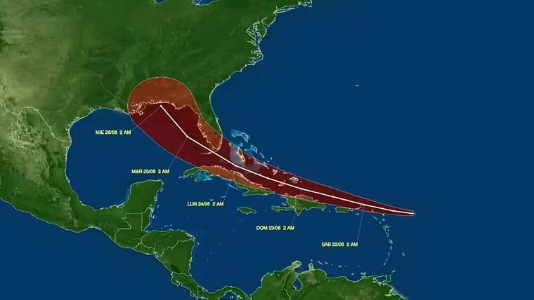Altas probabilidades de que Laura afecte directamente a Cuba