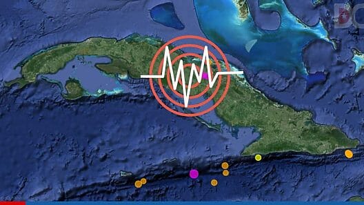 Perciben sismo de magnitud 5.2 en el extremo suroriental de Cuba