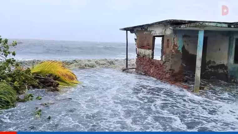 Lo que dejó la tormenta tropical Laura en el centro de Cuba (fotos y videos)