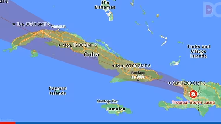 Aviso de Ciclón Tropical No. 10 del Centro de Pronósticos del Instituto de Meteorología
