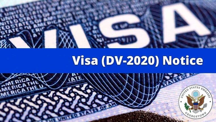 Información de la Embajada de los Estados Unidos en Cuba sobre procesamiento de visados 
