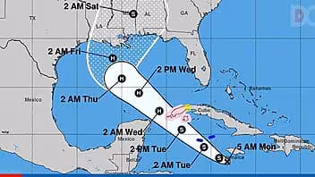 Depresión tropical veintiséis con poco cambio en el Caribe central
