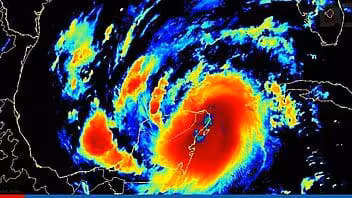 Delta se aproxima al extremo nordeste de Yucatán