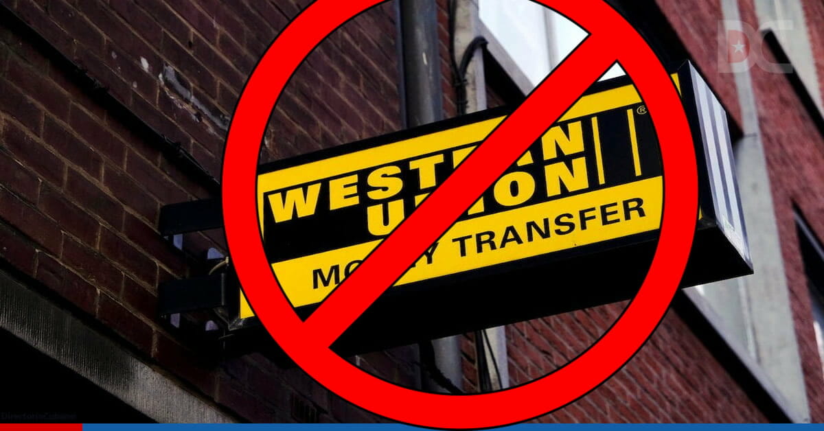 once again!  Western Union suspends sending money to Cuba until further notice