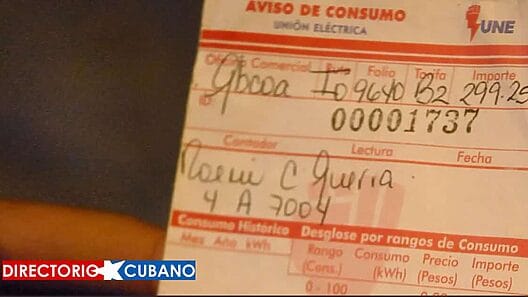 Sin papel para la factura eléctrica impresa en Cuba