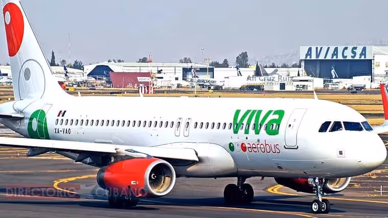 Informan cambios en el calendario de vuelos de Viva Aerobus en la ruta de México-Cuba para octubre