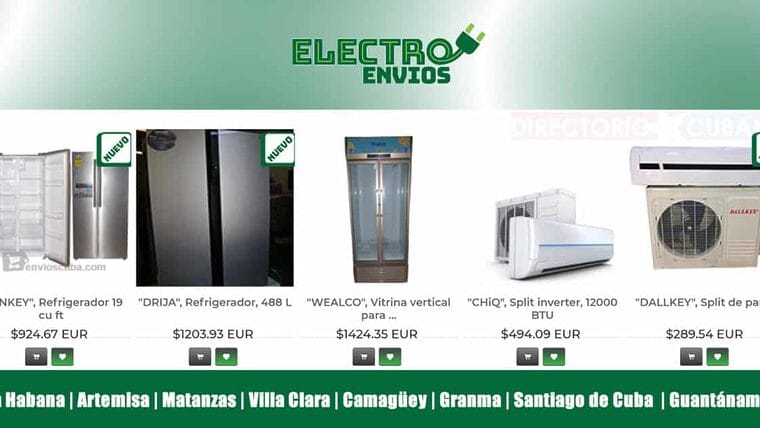 Gobierno cubano abre nuevas tiendas para la compra de electrodomésticos y mobiliario