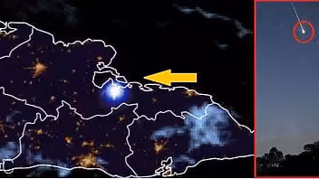 Reportan fenómenos luminosos y explosiones en Cuba, científicos apuntan a la caída de un meteorito