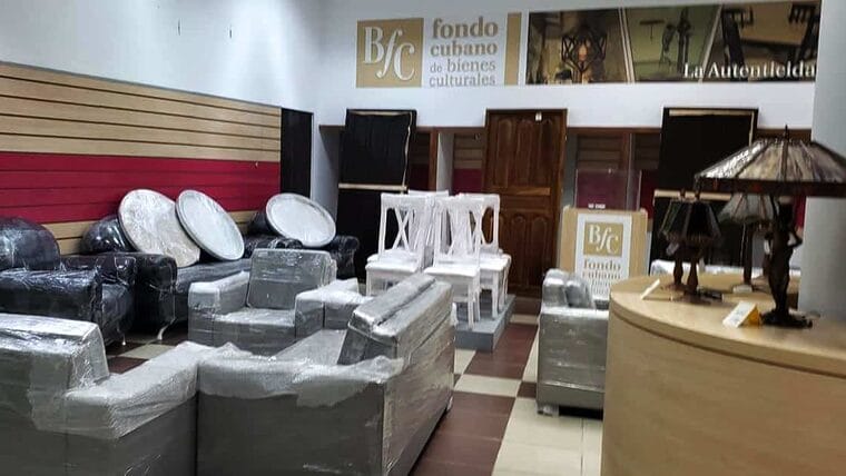 Ventas del Fondo Cubano de Bienes Culturales en MLC en varias provincias (+precios)