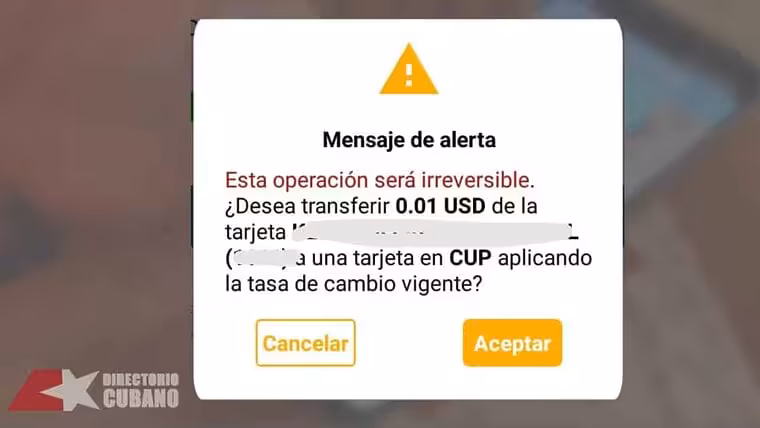 EnZona crea alerta para posibles transferencias erróneas entre tarjetas USD y CUP