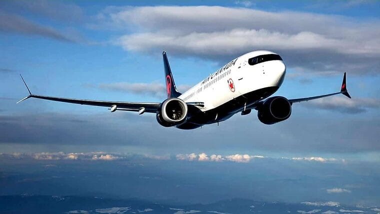 Calendario oficial de vuelos de Air Canadá hacia Cuba para julio