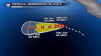 Blanca: se forma la segunda tormenta tropical de la temporada ciclónica