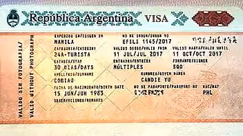 Let op, als u via een uitnodigingsbrief een visum voor Argentinië aanvraagt!