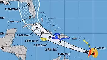 El huracán Elsa azota con fuerza a Barbados: daños materiales, inundaciones y cortes de electricidad