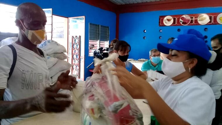 Así marcha la distribución de las donaciones en Cuba